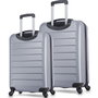 Zoozie Bags Juego de maletas de 2 piezas Gris
